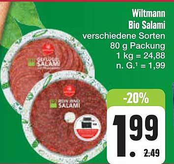 Wiltmann Bio Salami