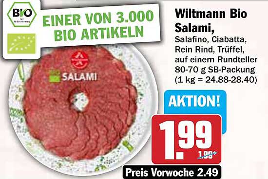 Wiltmann Bio Salami