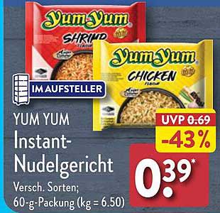 YUM YUM Instant-Nudelgericht