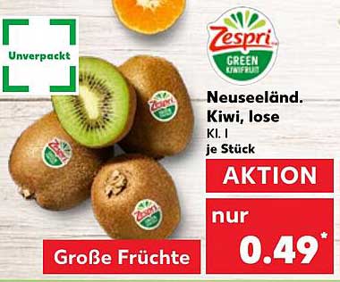 Zespri Green Kiwi, lose