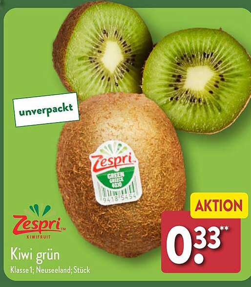 Zespri Kiwi grün