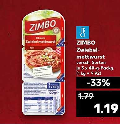 ZIMBO Zwiebelmettwurst