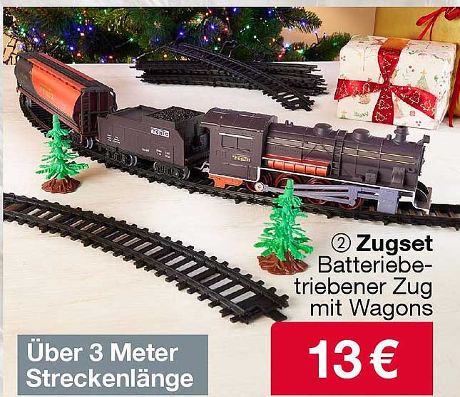 Zugset Batteriebetriebener Zug mit Wagons