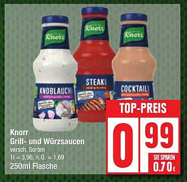 Knorr Grill- und Würzsaucen