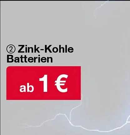 Zink-Kohle Batterien