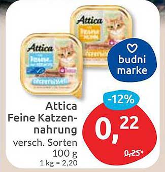 Attica Feine Katzennahrung