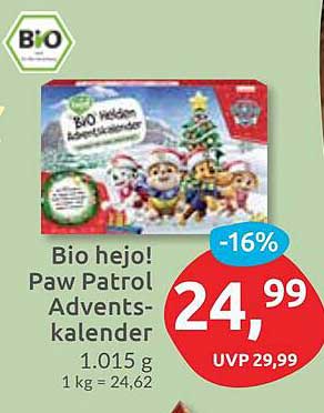 Bio hejo! Paw Patrol Adventskalender