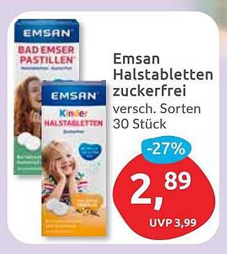 Emsan Halstabletten zuckerfrei