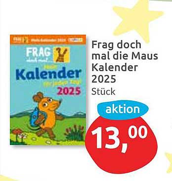 Frag doch mal die Maus Kalender 2025