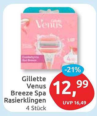 Gillette Venus Breeze Spa Rasierklingen