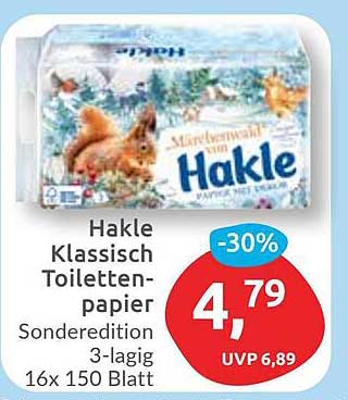 Hakle Klassisch Toilettenpapier