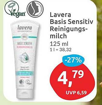 Lavera Basis Sensitiv Reinigungsmilch