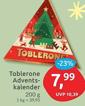 Toblerone Adventskalender