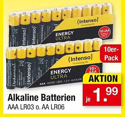 Alkaline Batterien