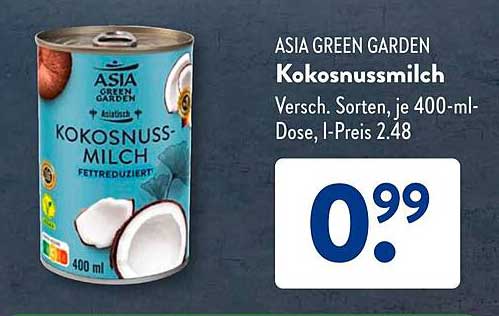 Asia Green Garden Kokosnussmilch