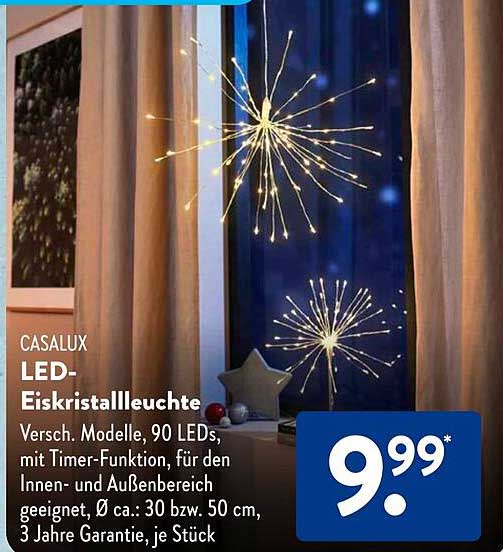 CASALUX LED-Eiskristalleuchte