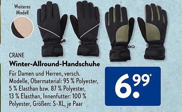 CRANE Winter-Allround-Handschuhe