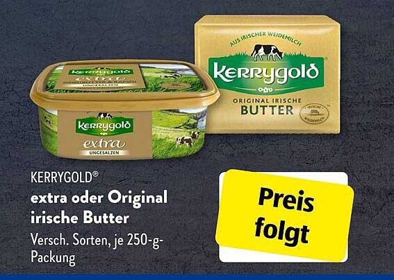 KERRYGOLD® extra oder Original irische Butter