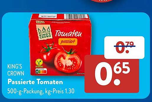 KING'S CROWN Passierte Tomaten