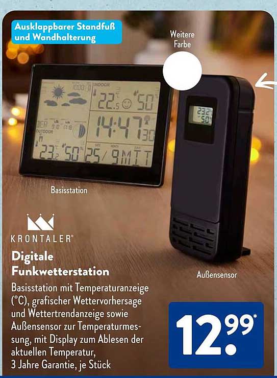 Krontaler Digitale Funkwetterstation