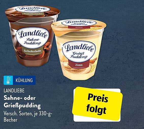 Landliebe Sahne- oder Grießpudding