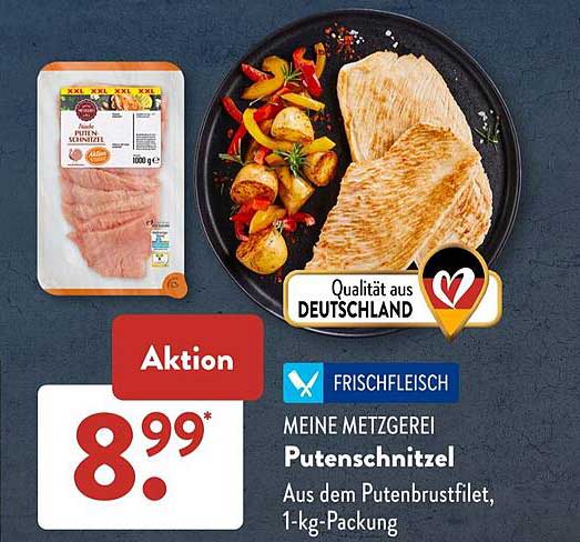 MEINE METZGEREI Putenschnitzel