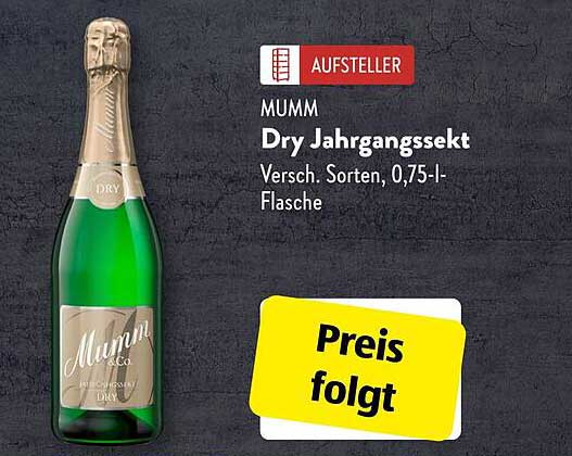 MUMM Dry Jahrgangsekt