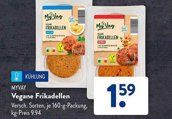 MYVAY Vegane Frikadellen