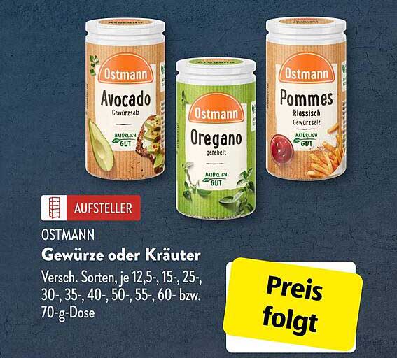 Ostmann Gewürze oder Kräuter