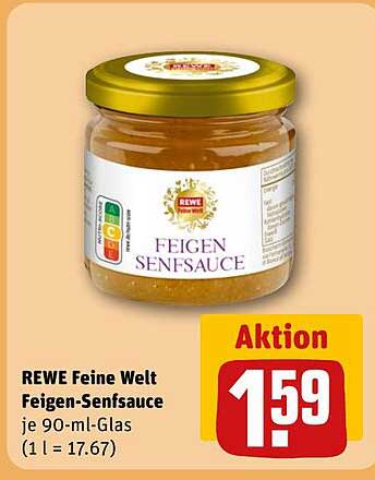 REWE Feine Welt Feigen-Senfsauce