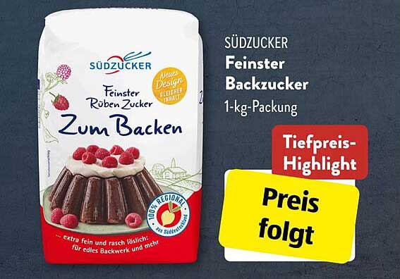 SÜDZUCKER Feiner Backzucker