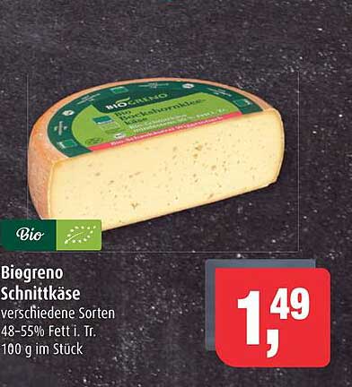 Biogreno Schnittkäse