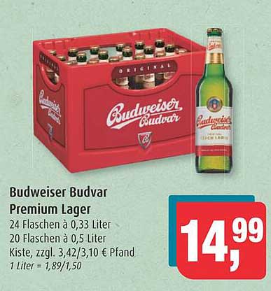 Budweiser Budvar Premium Lager