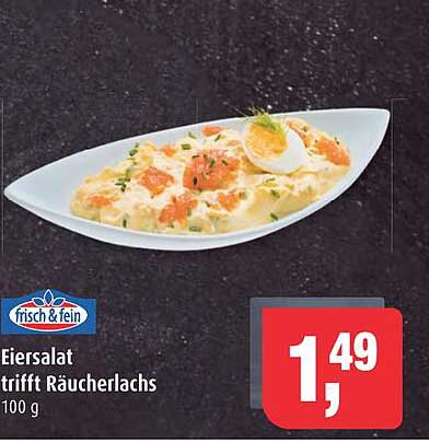 Eiersalat trifft Räucherlachs