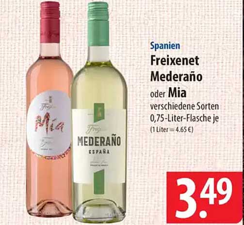 Freixenet Mederaño oder Mia