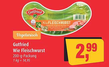 Gutfried Wie Fleischwurst