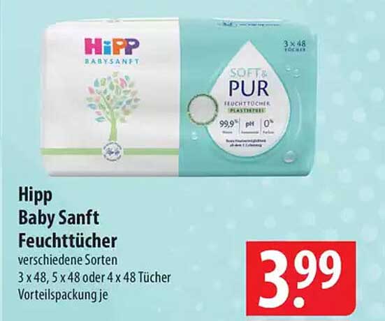 Hipp Baby Sanft Feuchtücher