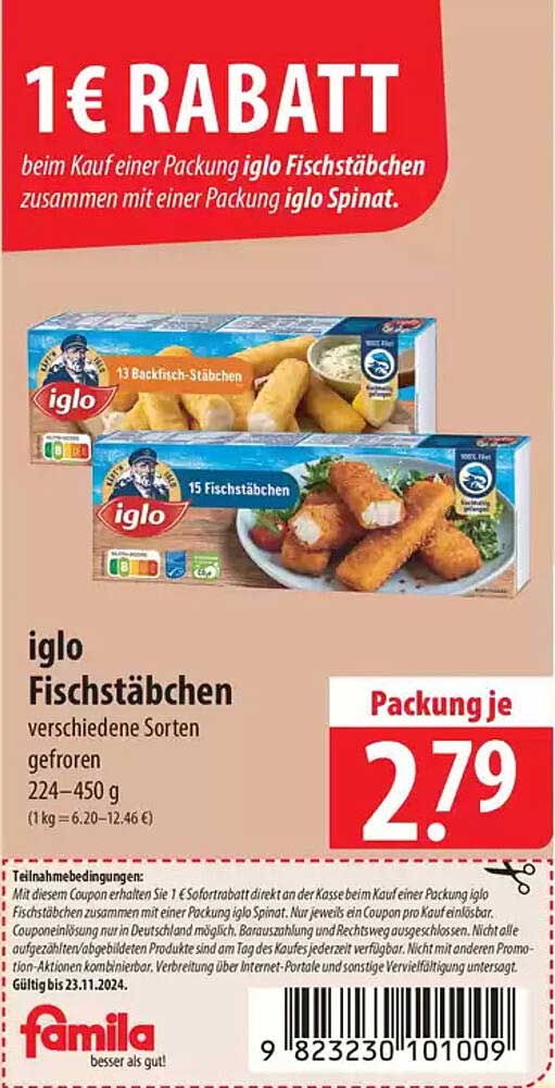 iglo Fischstäbchen