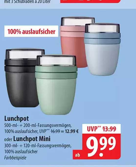 Lunchpot oder Lunchpot Mini