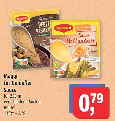 Maggi für Genießer Sauce