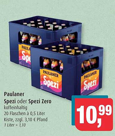 Paulaner Spezi oder Spezi Zero