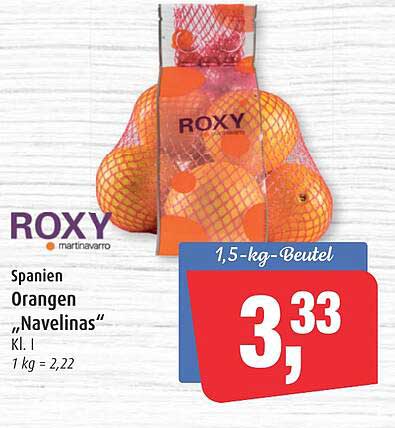 Roxy Orangen „Navelinas“