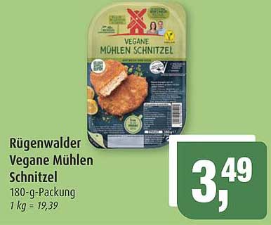 Rügenwalder Vegane Mühlen Schnitzel