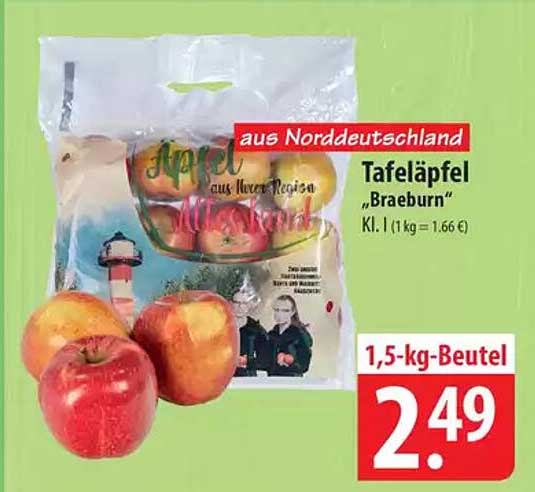 Tafeläpfel „Braeburn“