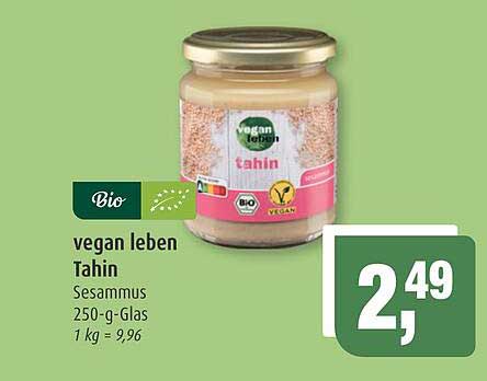 vegan leben Tahin