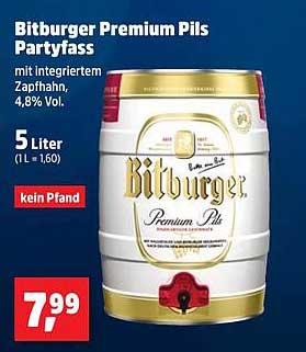 Bitburger Premium Pils Partyfass