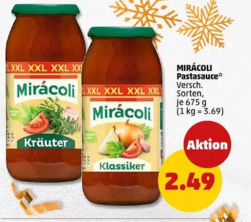 MIRÁCOLI Pastasauce