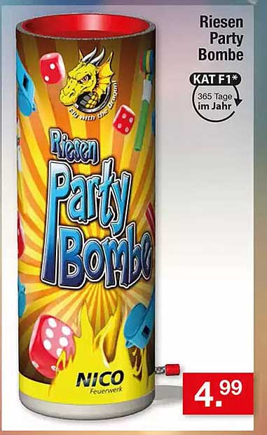 Riesen Party Bombe