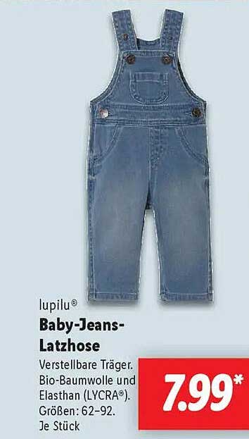 Baby-Jeans-Latzhose