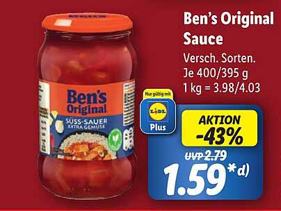 Ben's Original Sauce